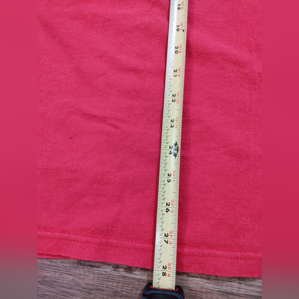 Vintage 90s Disney Store Winnie The Pooh Smile Men's Tee Shirt XL Red USA Made - Picture 7 of 8